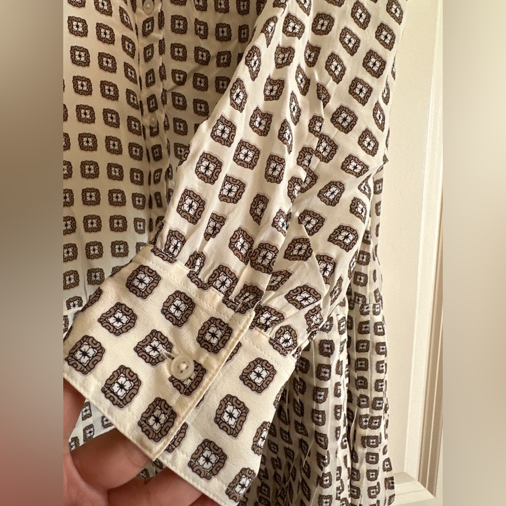 New Amelia shirt-dress in foulard print - Picture 10 of 14
